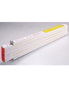 Miara składana Stabila buk 717 biało-żółta, 2m sekcji 10 Stabila