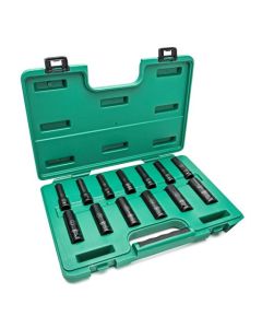 Zestaw 13 nasadek udarowych cienkościennych 1/2'' metrycznych w walizce Sata