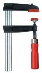 Zacisk śrubowy z żeliwa ciągliwego TPN ze sprawdzoną rękojeścią drewnianą Bessey TPN25B8BE