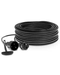 Przedłużacz warsztatowy gumowy, jednogniazdowy PJ-PRO/Z/30M/3X2,5/H05RR-F