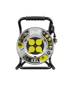 Przedłużacz bębnowy specjalistyczny HEAVY LINE, bęben metalowy Plastrol