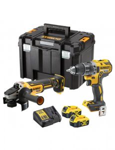 Zestaw combo DCK2020P2T 18V szlifierka + wiertarko-wkrętarka 2x5.0Ah