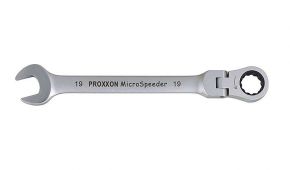 Klucz płasko-oczkowy 19 mm PROXXON MicroSpeeder - z przegubem - PR23056