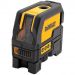 Laser samopoziomujący krzyżowy + wiązka pionowa punktowa DW0822 DeWalt