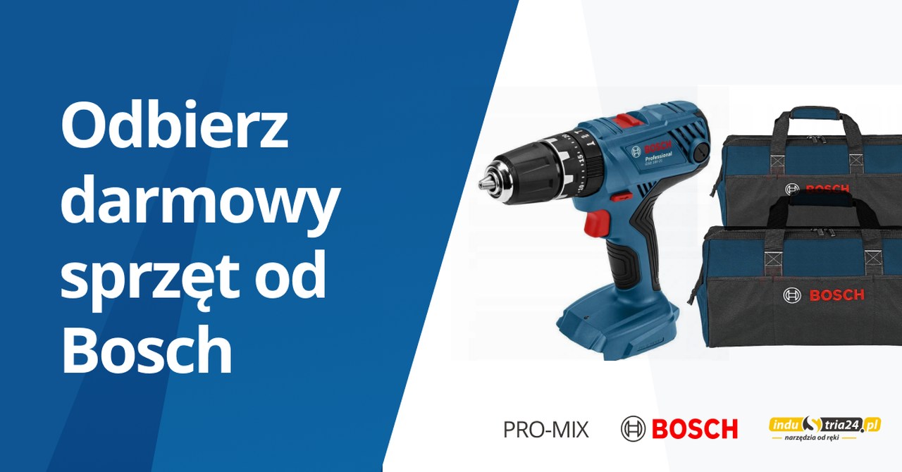 Oferta PRO-MIX - kup zestaw elektronarzędzi Bosch i zyskaj wyjątkowe prezenty